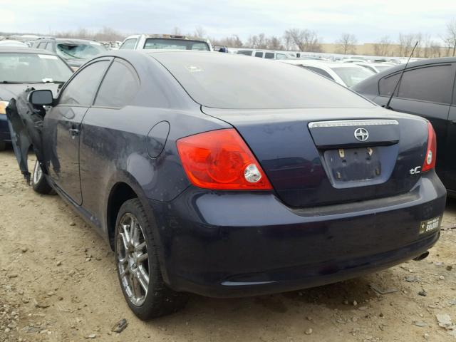 JTKDE177760100707 - 2006 TOYOTA SCION TC BLUE photo 3