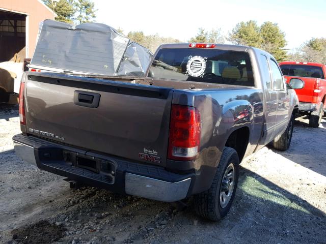 2GTEC19C781276417 - 2008 GMC SIERRA C15 BROWN photo 4