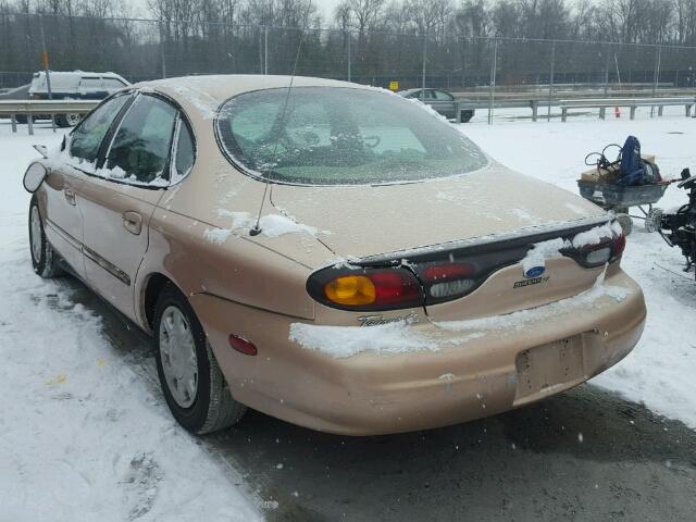 1FALP52U4VA143370 - 1997 FORD TAURUS GL GOLD photo 3