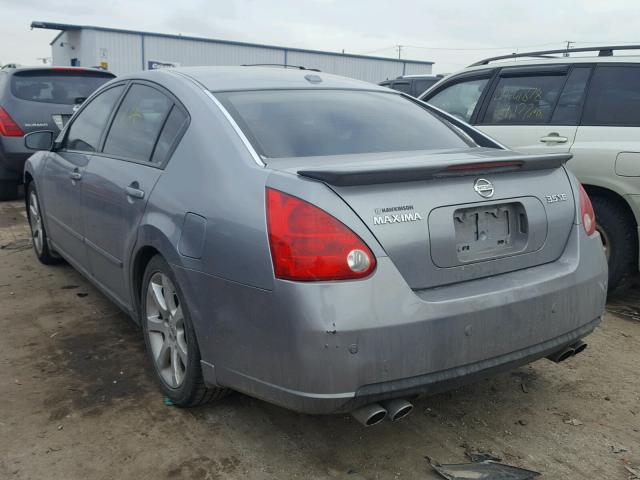 1N4BA41E28C828994 - 2008 NISSAN MAXIMA SE GRAY photo 3