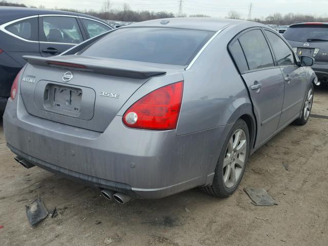 1N4BA41E28C828994 - 2008 NISSAN MAXIMA SE GRAY photo 4