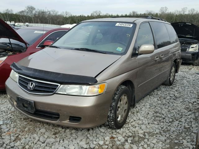 5FNRL188X4B091235 - 2004 HONDA ODYSSEY EX GOLD photo 2