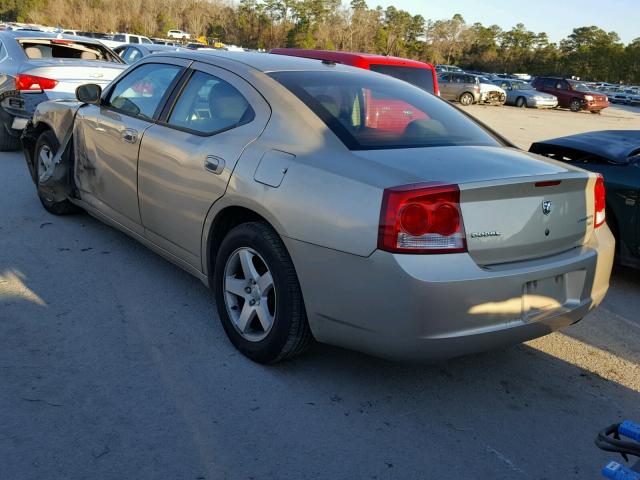 2B3KA33V79H594045 - 2009 DODGE CHARGER SX TAN photo 3