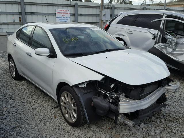 1C3CDFCB5FD117225 - 2015 DODGE DART LIMIT WHITE photo 1