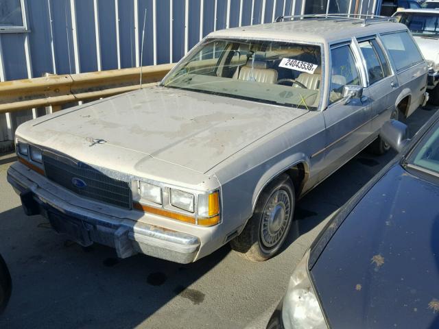 2FABP76F2JX200993 - 1988 FORD CROWN VICT GRAY photo 2