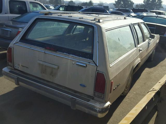 2FABP76F2JX200993 - 1988 FORD CROWN VICT GRAY photo 4