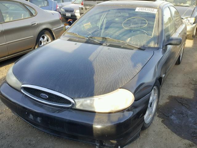 1FAFP68G1YK135455 - 2000 FORD CONTOUR SV BLACK photo 2