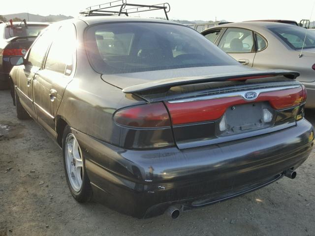 1FAFP68G1YK135455 - 2000 FORD CONTOUR SV BLACK photo 3