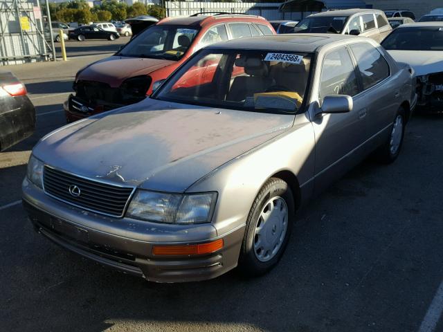 JT8UF22E5S0021643 - 1995 LEXUS LS 400 BEIGE photo 2