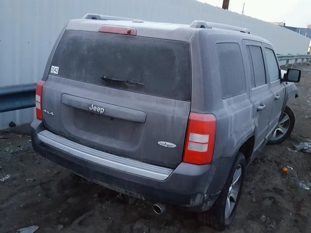 1C4NJRFB9HD180454 - 2017 JEEP PATRIOT LA GRAY photo 4