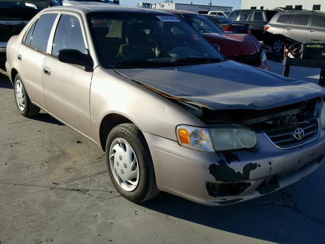 1NXBR12E51Z509181 - 2001 TOYOTA COROLLA CE BEIGE photo 1