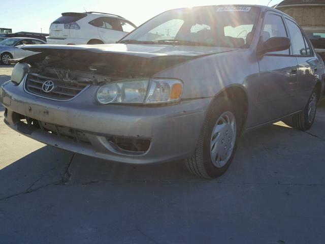 1NXBR12E51Z509181 - 2001 TOYOTA COROLLA CE BEIGE photo 2