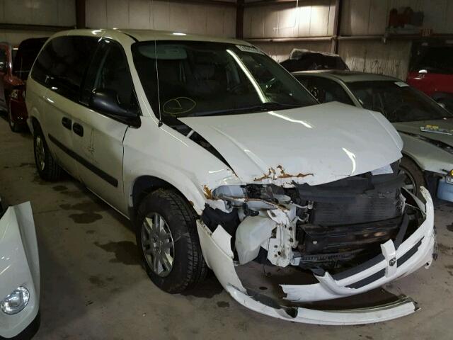 1D4GP24R66B680694 - 2006 DODGE GRAND CARA WHITE photo 1