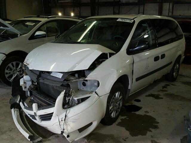 1D4GP24R66B680694 - 2006 DODGE GRAND CARA WHITE photo 2