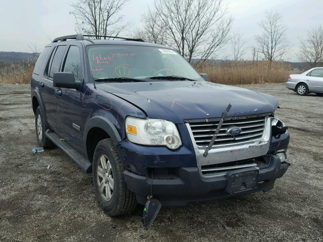 1FMEU73E07UA33671 - 2007 FORD EXPLORER X BLUE photo 1