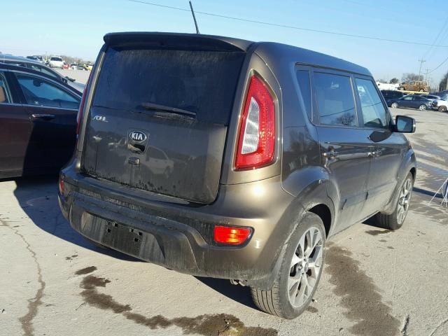 KNDJT2A62D7520840 - 2013 KIA SOUL + BROWN photo 4