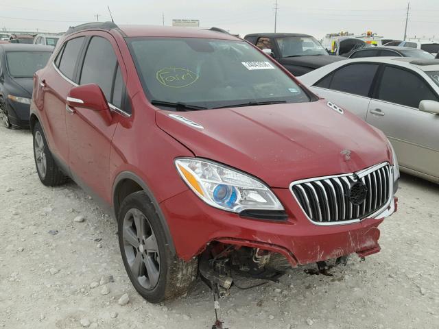 KL4CJCSB3EB695929 - 2014 BUICK ENCORE MAROON photo 1