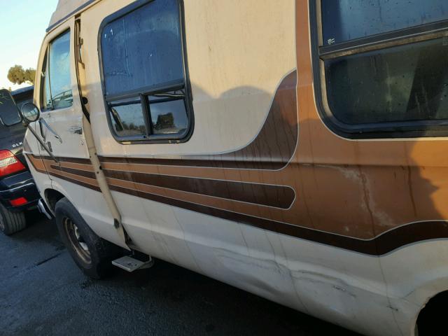 2B6HB23T7EK224780 - 1984 DODGE RAM VAN B2 TAN photo 9