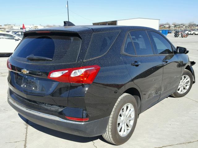 2GNAXHEV8J6163076 - 2018 CHEVROLET EQUINOX LS BLACK photo 4