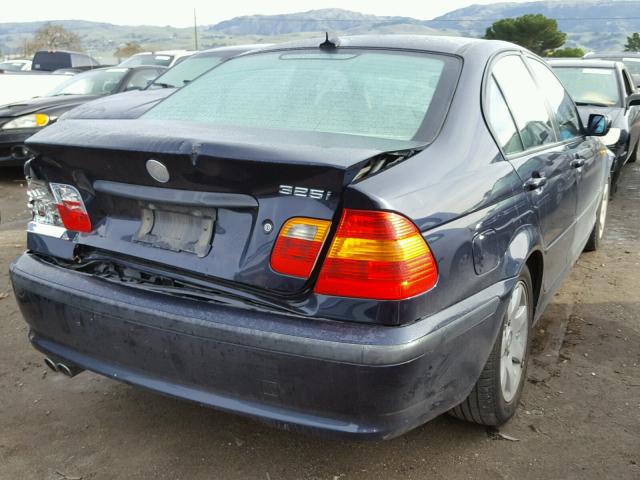 WBAAZ33425KW75299 - 2005 BMW 325 IS SUL BLUE photo 4