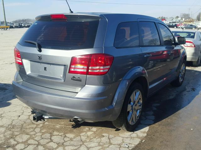 3D4GG47B49T211553 - 2009 DODGE JOURNEY SE GRAY photo 4