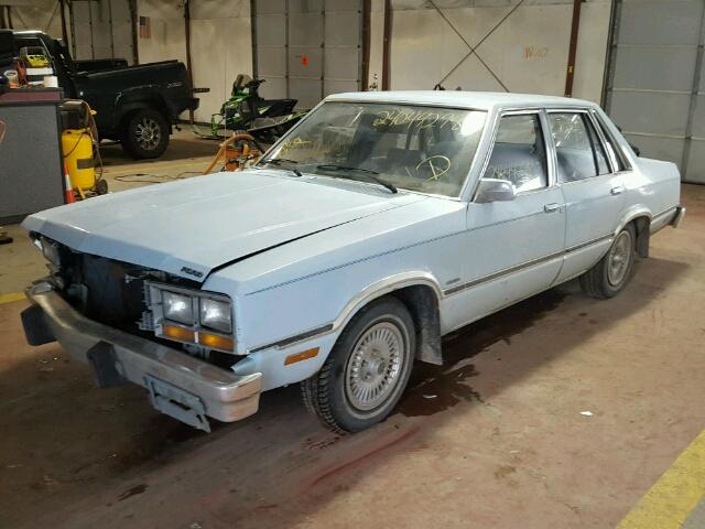 1FABP21A5CK212821 - 1982 FORD FAIRMONT BLUE photo 2