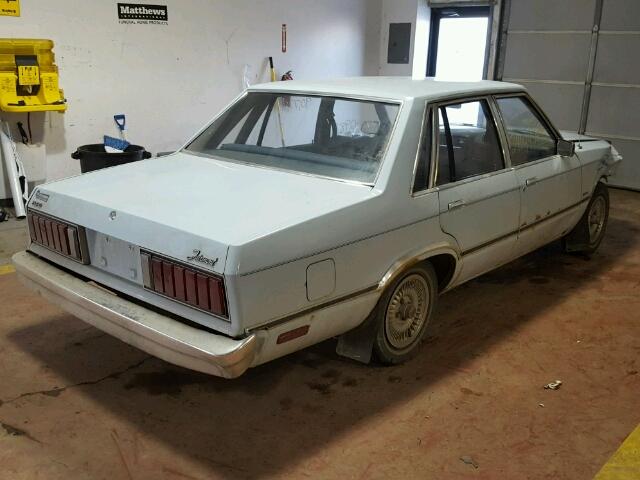 1FABP21A5CK212821 - 1982 FORD FAIRMONT BLUE photo 4