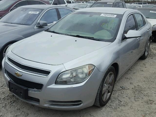 1G1ZC5EU4BF194516 - 2011 CHEVROLET MALIBU 1LT SILVER photo 2