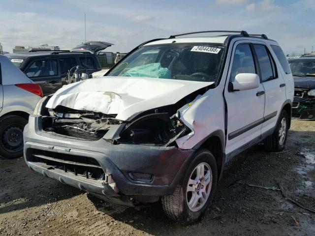 JHLRD78834C039316 - 2004 HONDA CR-V EX WHITE photo 2