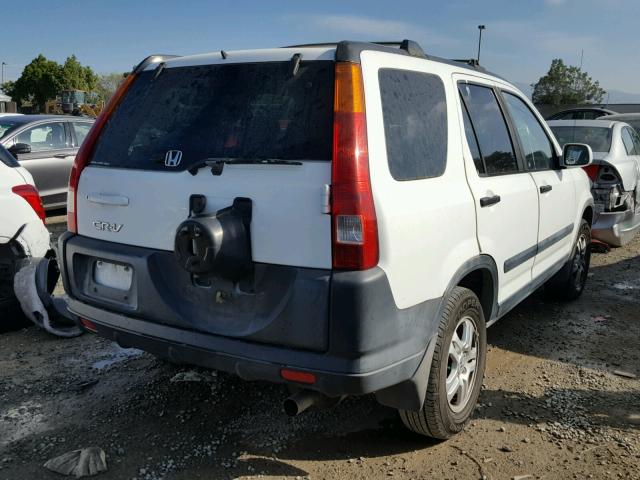 JHLRD78834C039316 - 2004 HONDA CR-V EX WHITE photo 4