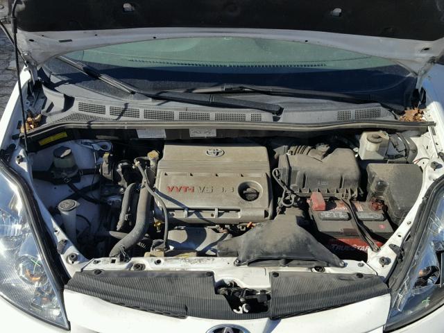 5TDZA23CX6S549930 - 2006 TOYOTA SIENNA CE WHITE photo 7