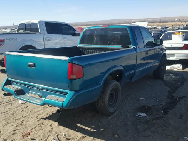 1GCCS19W9S8126561 - 1995 CHEVROLET S TRUCK S1 GREEN photo 4