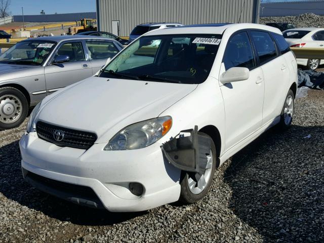 2T1KR32E47C678422 - 2007 TOYOTA COROLLA MA WHITE photo 2