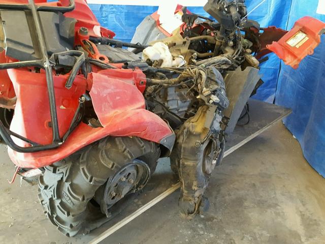 1HFTE4701G4100578 - 2016 HONDA TRX420 FA RED photo 10