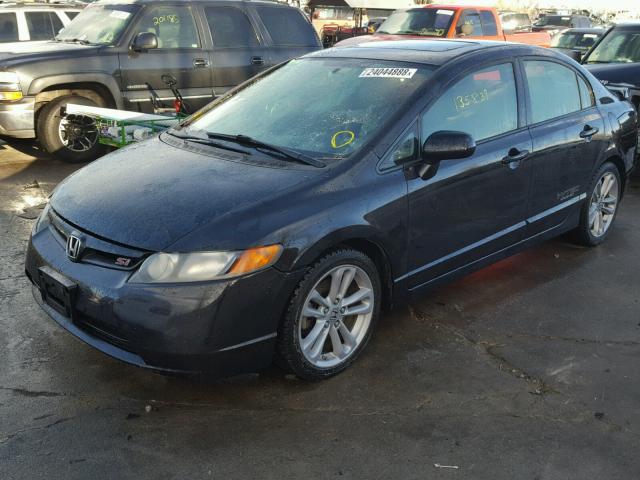 2HGFA55588H705551 - 2008 HONDA CIVIC SI BLACK photo 2