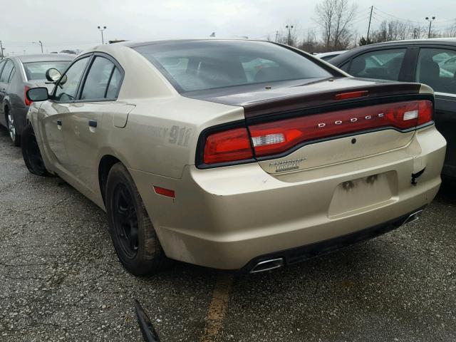 2B3CL1CG6BH600685 - 2011 DODGE CHARGER PO TWO TONE photo 3