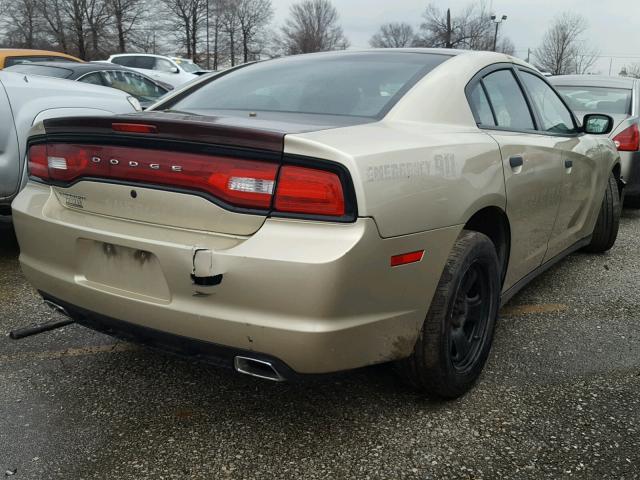 2B3CL1CG6BH600685 - 2011 DODGE CHARGER PO TWO TONE photo 4