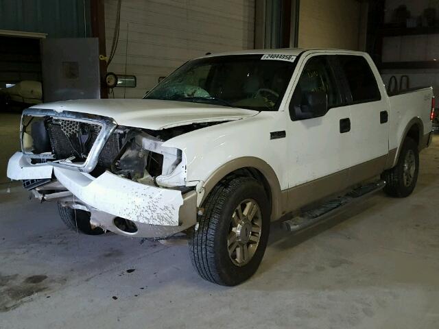 1FTPW14V18FB57182 - 2008 FORD F150 SUPER WHITE photo 2