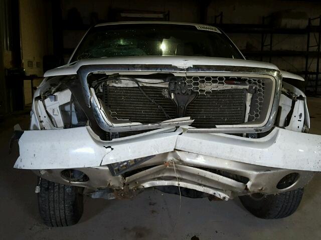 1FTPW14V18FB57182 - 2008 FORD F150 SUPER WHITE photo 9