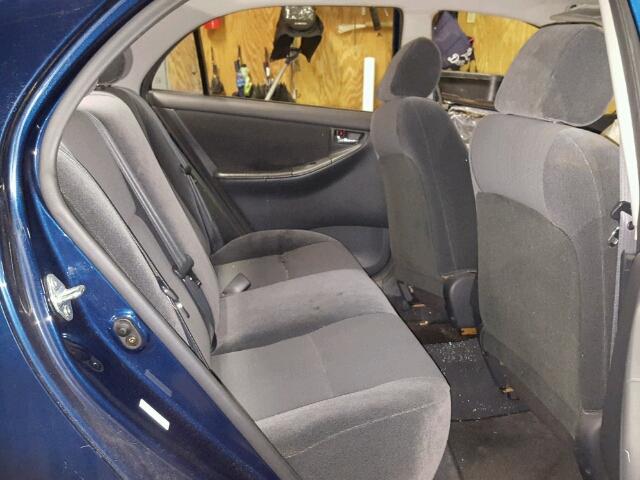 1NXBR32E04Z281526 - 2004 TOYOTA COROLLA CE BLUE photo 6