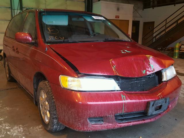 2HKRL18642H552961 - 2002 HONDA ODYSSEY EX RED photo 1