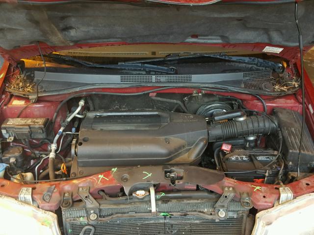 2HKRL18642H552961 - 2002 HONDA ODYSSEY EX RED photo 7