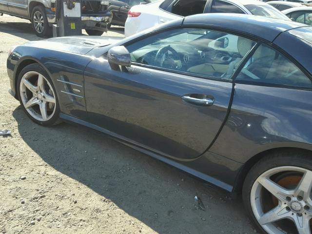 WDDJK6FA1FF030783 - 2015 MERCEDES-BENZ SL 400 GRAY photo 9