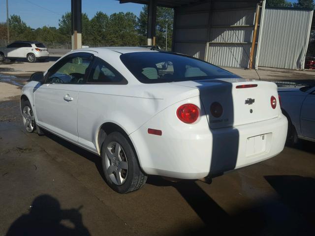 1G1AK18F887252085 - 2008 CHEVROLET COBALT LS WHITE photo 3