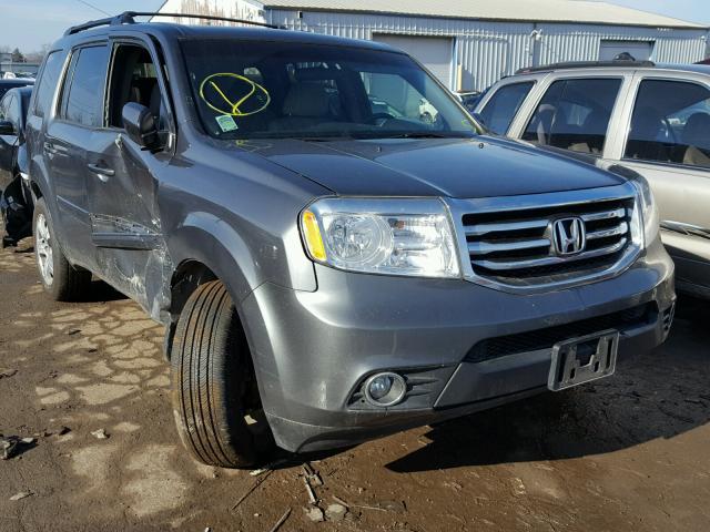 5FNYF4H47CB082783 - 2012 HONDA PILOT EX GRAY photo 1