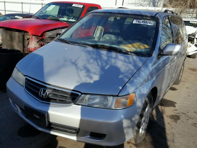 5FNRL18973B010876 - 2003 HONDA ODYSSEY EX SILVER photo 2