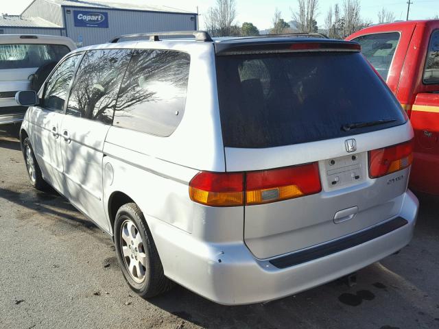 5FNRL18973B010876 - 2003 HONDA ODYSSEY EX SILVER photo 3