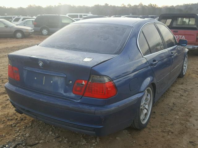 WBAAV53461FT00414 - 2001 BMW 330 I BLUE photo 4