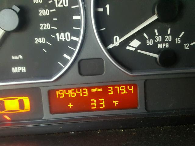 WBAAV53461FT00414 - 2001 BMW 330 I BLUE photo 8