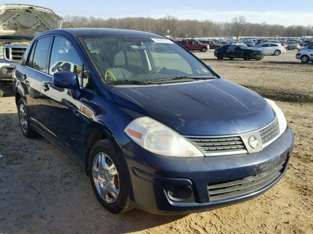 3N1BC11E07L411124 - 2007 NISSAN VERSA S BLUE photo 1